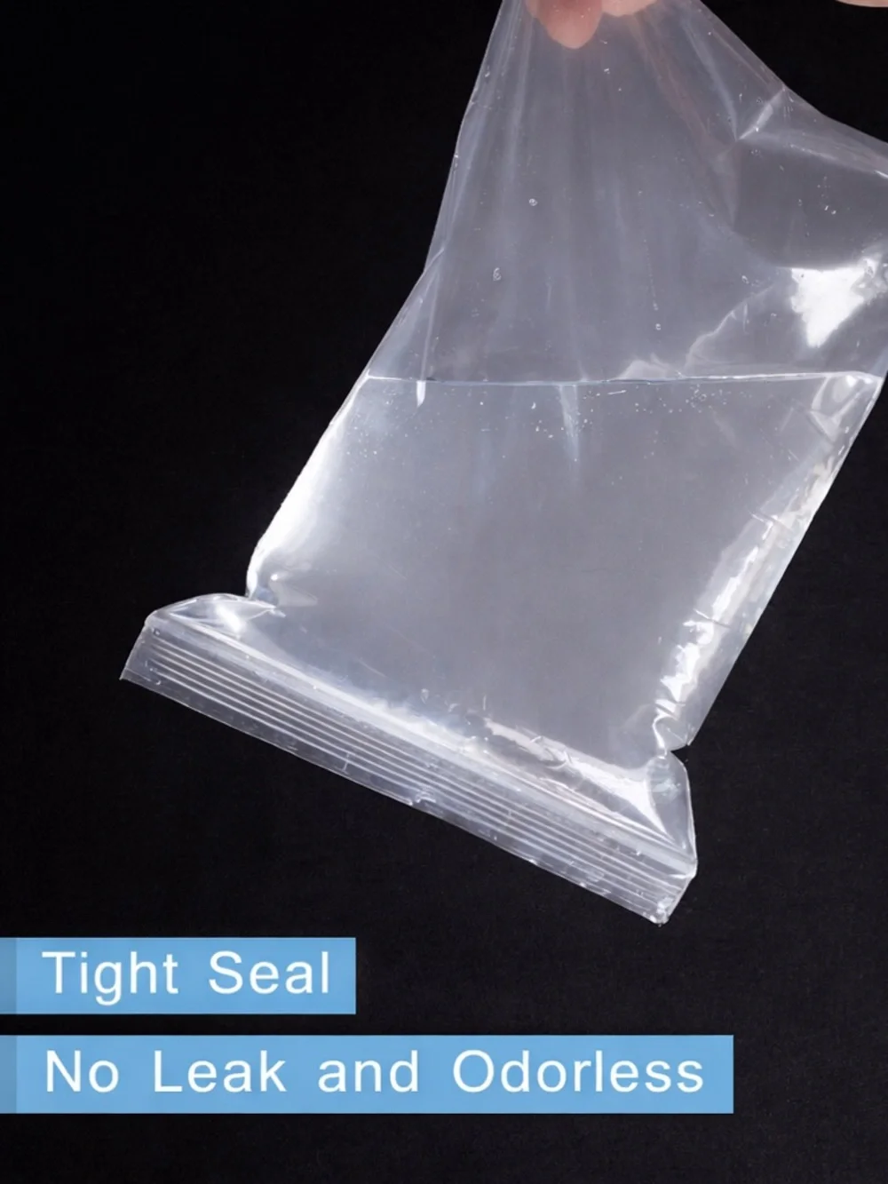 50 Pack Clear Zip Bags 3x5 Resealable Bags Jewelry Packaging Business Supplies